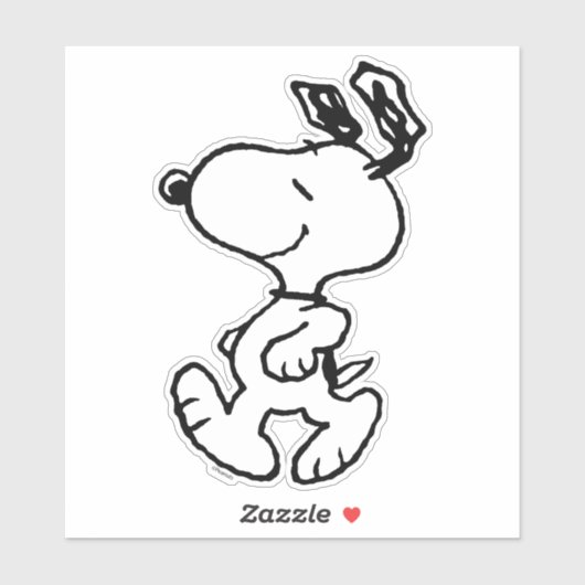 Sticker cacahuètes | Snoopy (Feuille)