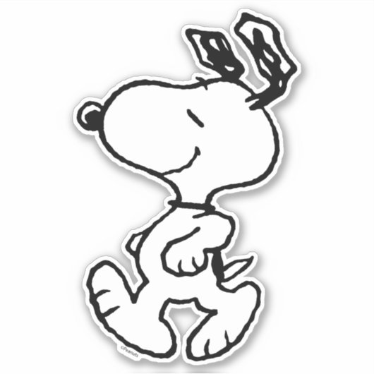 Sticker cacahuètes | Snoopy (Devant)