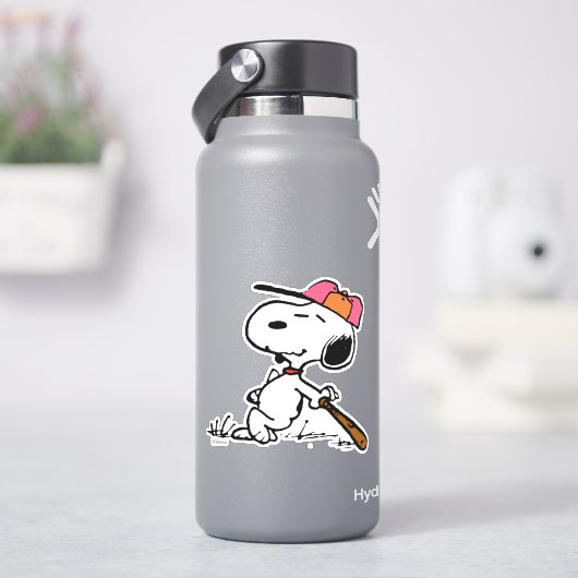 Sticker cacahuètes | Snoopy at Bat (HydroFlask)