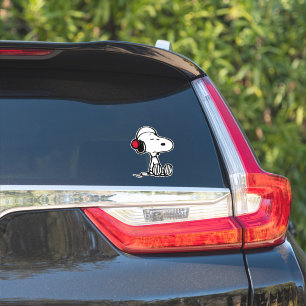 Sticker cacahuètes   Snoopy dans les casques