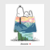 Sticker cacahuètes | Snoopy Dog House Go Wild (Feuille)