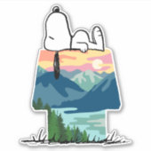 Sticker cacahuètes | Snoopy Dog House Go Wild (Devant)