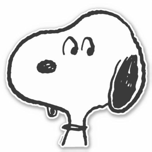 Sticker cacahuètes | Snoopy Looks (Devant)