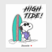 Sticker cacahuètes | Snoopy Ocean High Tide (Feuille)
