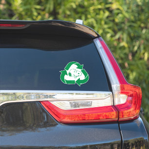 Sticker cacahuètes   Snoopy Recycle Reuse