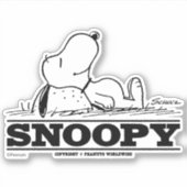 Sticker cacahuètes | Snoopy Reest Break (Devant)