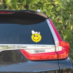 Sticker cacahuètes   Snoopy Smiley Face