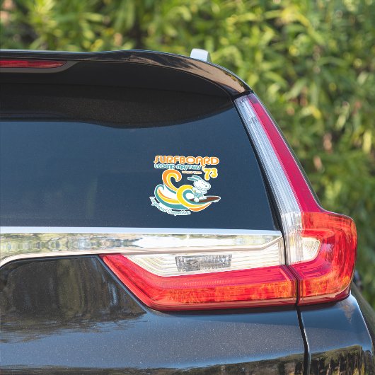 Sticker cacahuètes | Snoopy Surboard Longboard Competition (Côté voiture)