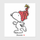 Sticker cacahuètes | Snoopy Winter Beanie Casquette (Feuille)