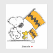 Sticker cacahuètes | Snoopy & Woodstock (Feuille)