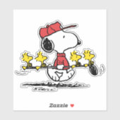 Sticker cacahuètes | Snoopy, Woodstock & Friends Golf (Feuille)