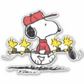 Sticker cacahuètes | Snoopy, Woodstock & Friends Golf (Devant)