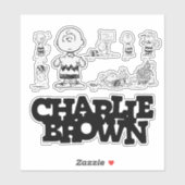Sticker cacahuètes | Toujours Charlie Brown (Feuille)