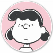 Sticker cacahuètes | Visages de Lucy (Devant)