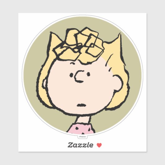 Sticker cacahuètes | Visages de Sally (Feuille)