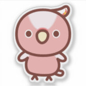 Sticker Cacatoès rose (Devant)