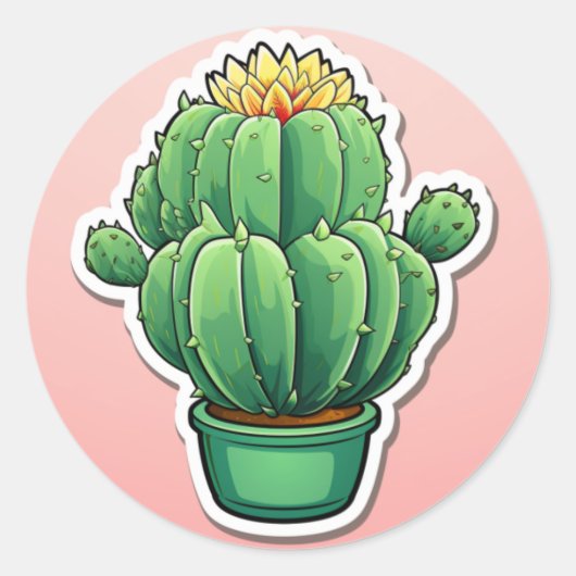 Sticker Cactus (Devant)