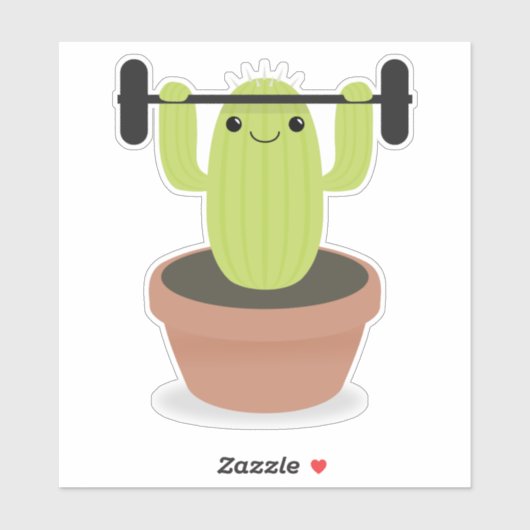 Sticker Cactus (Feuille)
