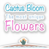 Sticker Cactus Bloom (Recto)
