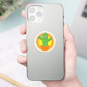 Sticker Cactus Cartoon Cute (Téléphone)