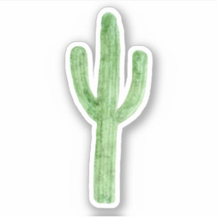 Sticker Cactus d'aquarelle
