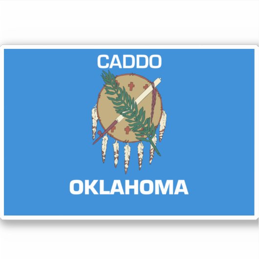 Sticker Caddo Oklahoma (Devant)