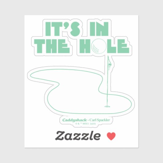 Sticker Caddyshack | C'est dans le trou (Feuille)
