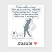 Sticker Caddyshack | Histoire des parapluies (Feuille)