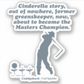Sticker Caddyshack | Histoire des parapluies (Devant)