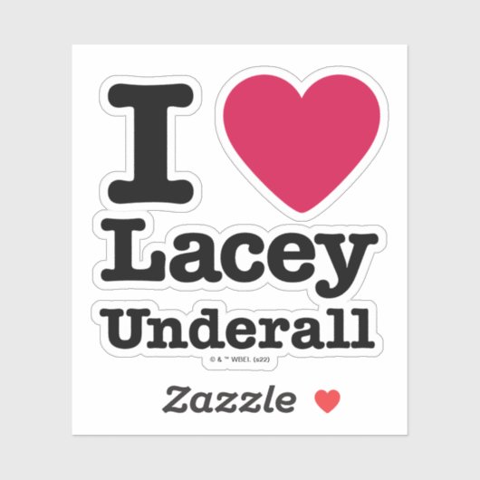 Sticker Caddyshack | I Love Lacey Underall (Feuille)