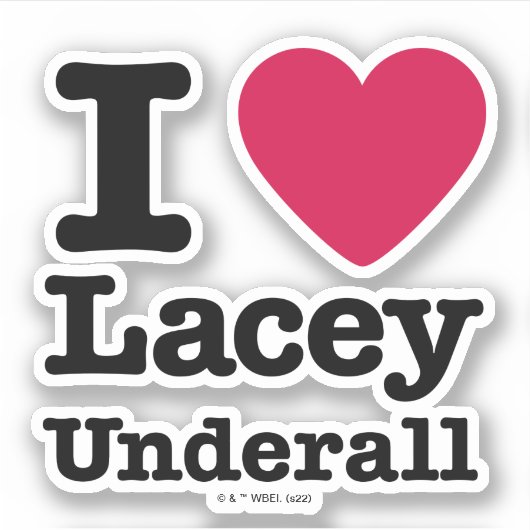 Sticker Caddyshack | I Love Lacey Underall (Devant)