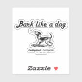 Sticker Caddyshack | L'écorce Comme Un Chien ! (Feuille)