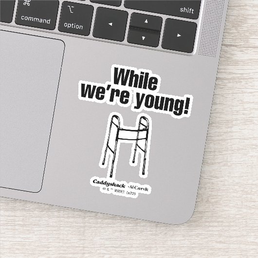 Sticker Caddyshack | Tandis que nous sommes jeunes ! (Détail)