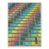 Sticker Cadeau aux amateurs de bibliothèque (Devant)