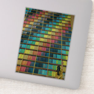 Sticker Cadeau aux amateurs de bibliothèque