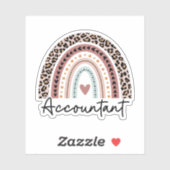 Sticker Cadeau comptable, Comptabilité, Cadeau pour compta (Feuille)