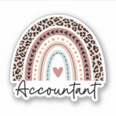 Sticker Cadeau comptable, Comptabilité, Cadeau pour compta (Devant)