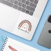Sticker Cadeau comptable, Comptabilité, Cadeau pour compta (Ordinateur portable avec iPhone)