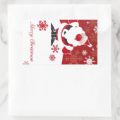 Sticker cadeau customisé de Noël (Sac)