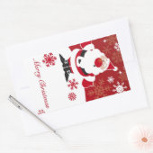 Sticker cadeau customisé de Noël (Enveloppe)