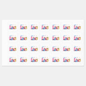 Sticker cadeau d'anniversaire cadeau avec Bears Pa (Feuille)