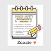 Sticker Cadeau d'appréciation des travailleurs sociaux MSW (Feuille)