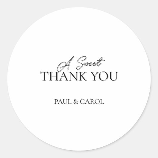 Sticker cadeau de gâteau de commercialisation - Ap (Devant)