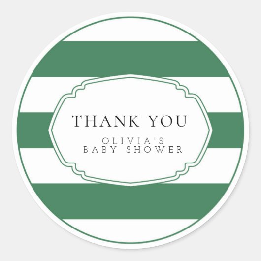 sticker cadeau de golf vert (Devant)