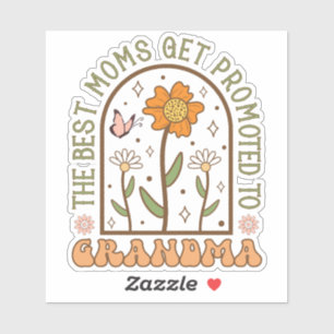 Sticker Cadeau de la fête des mères pour grand-mère