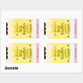 Sticker cadeau de l'enseignant crayon appréciation (Feuille)