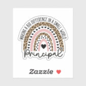 Sticker Cadeau De L'Équipe Principale Pour L'École Princip (Feuille)