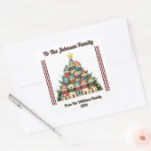 Sticker cadeau de Noël (Enveloppe)