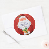 Sticker cadeau de Noël du Père Noël (Enveloppe)