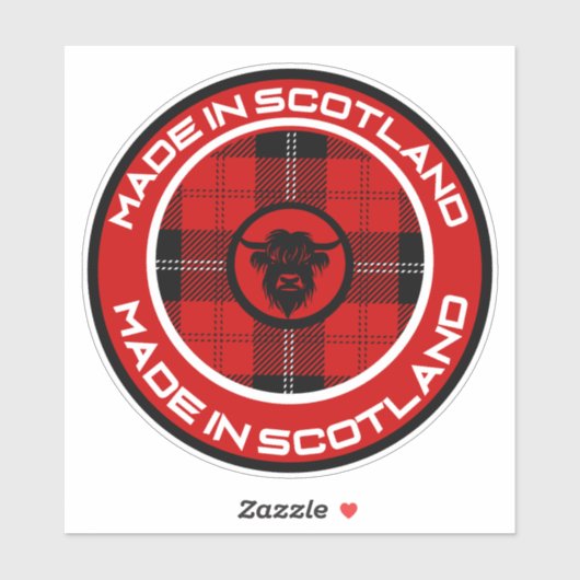 Sticker Cadeau de patriote écossais (Feuille)